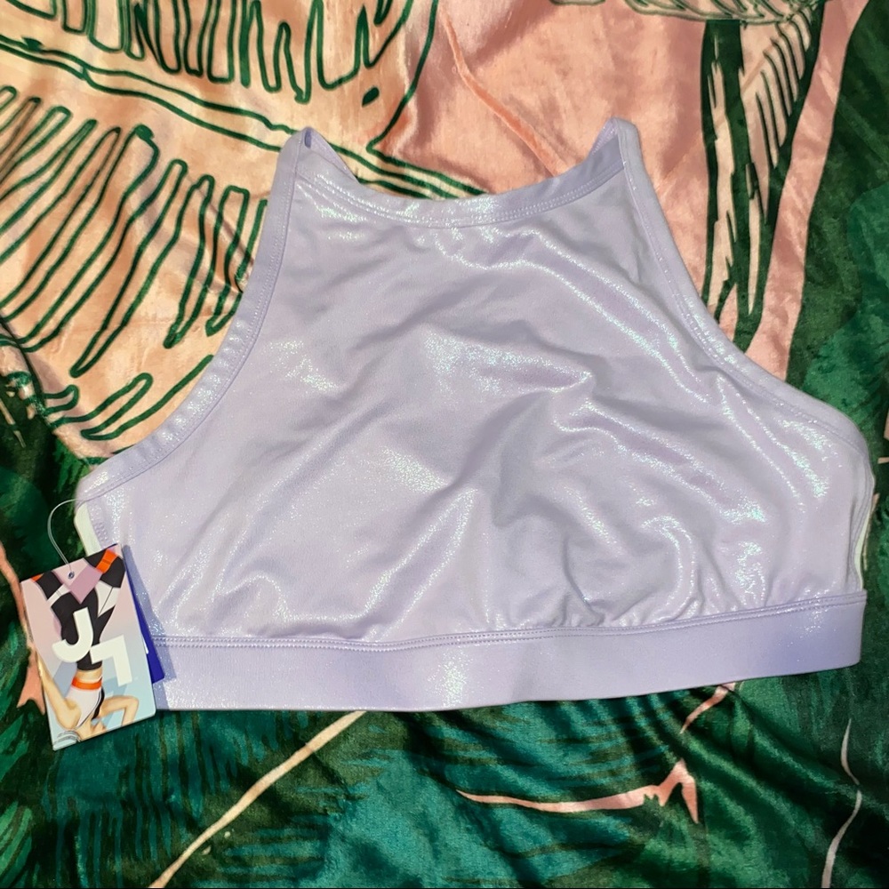 NWT JoyLab Lilac/ Lavender Sparkle Sports Bra